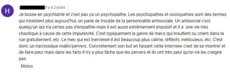 Loic LEGEND psychopathe