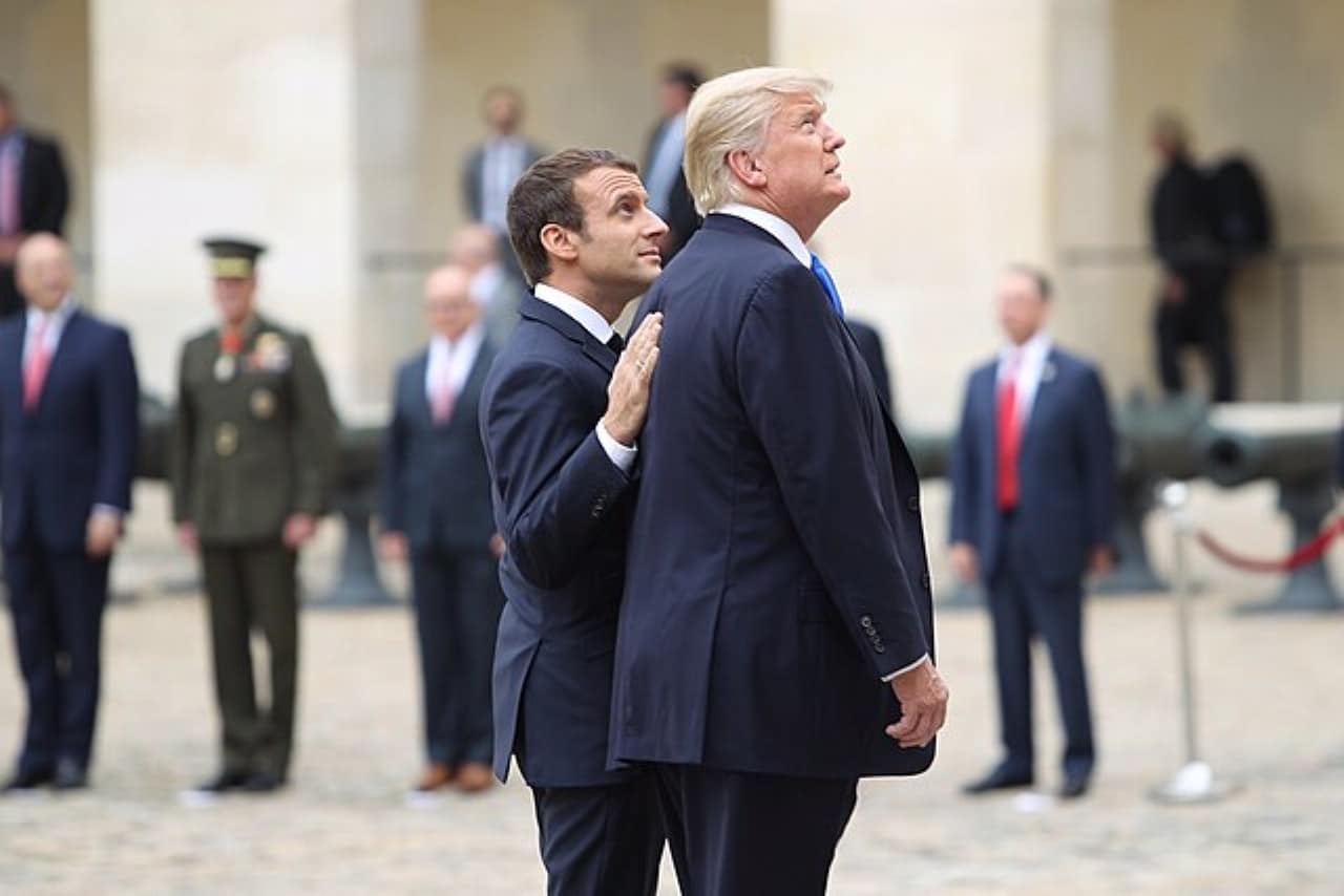 Macron-welcomes-Trump-visit-to-France-July-2017