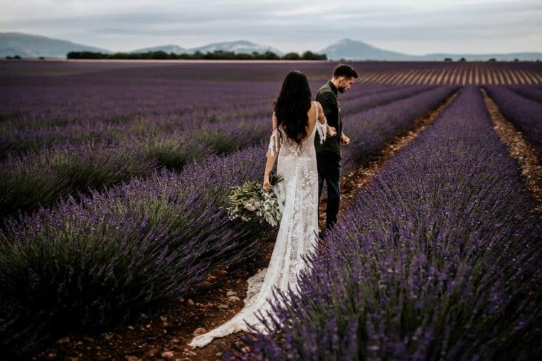 Mariage de lavande union