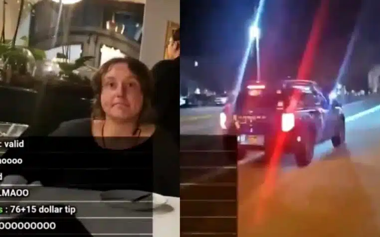 Streamer abandonne une sans-abri au restaurant 