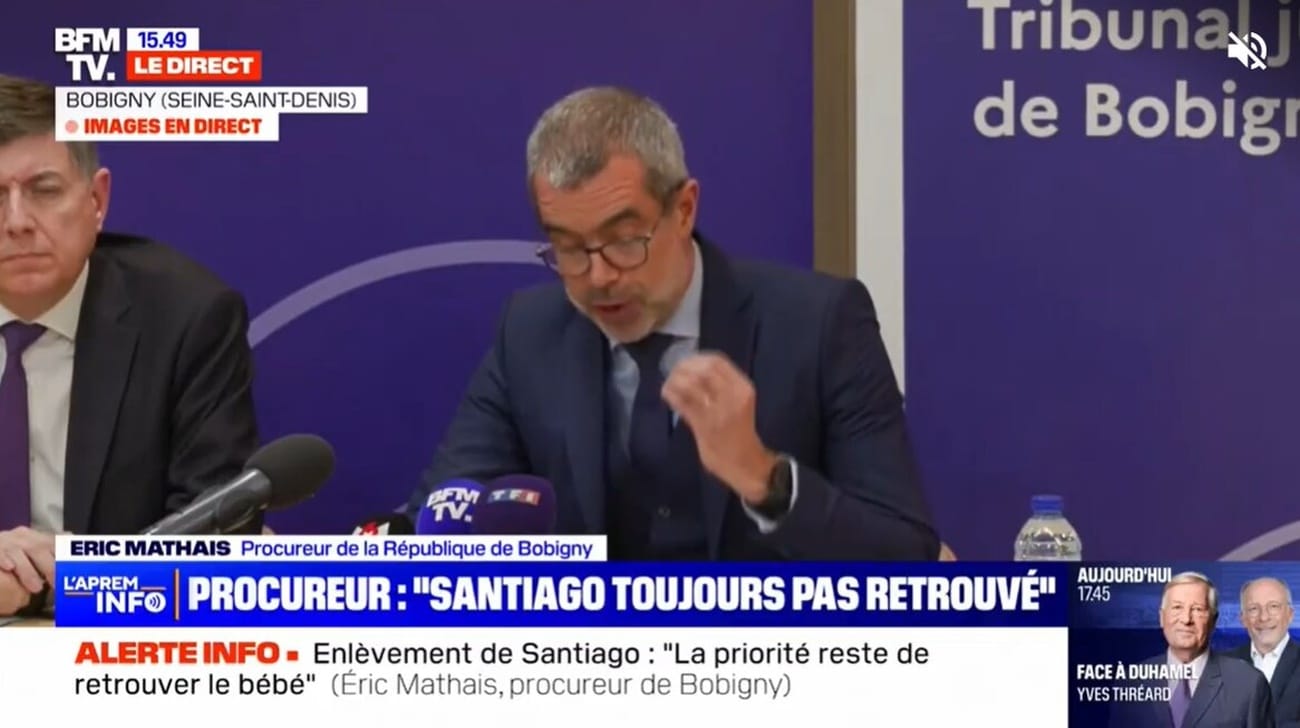 L'appel du procureur de la République aux parents de Santiago