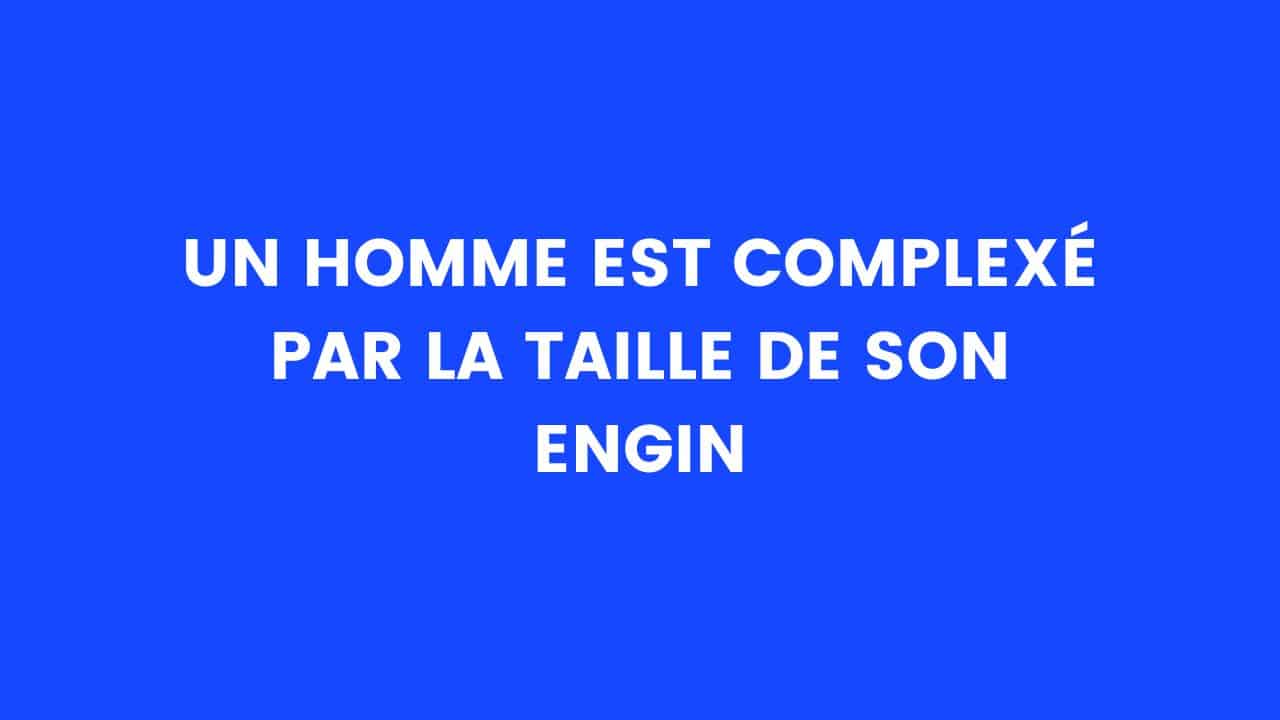 blague coquine engin