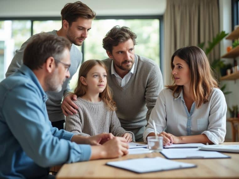 famille-autour-d'une-table-don-organe-illustration