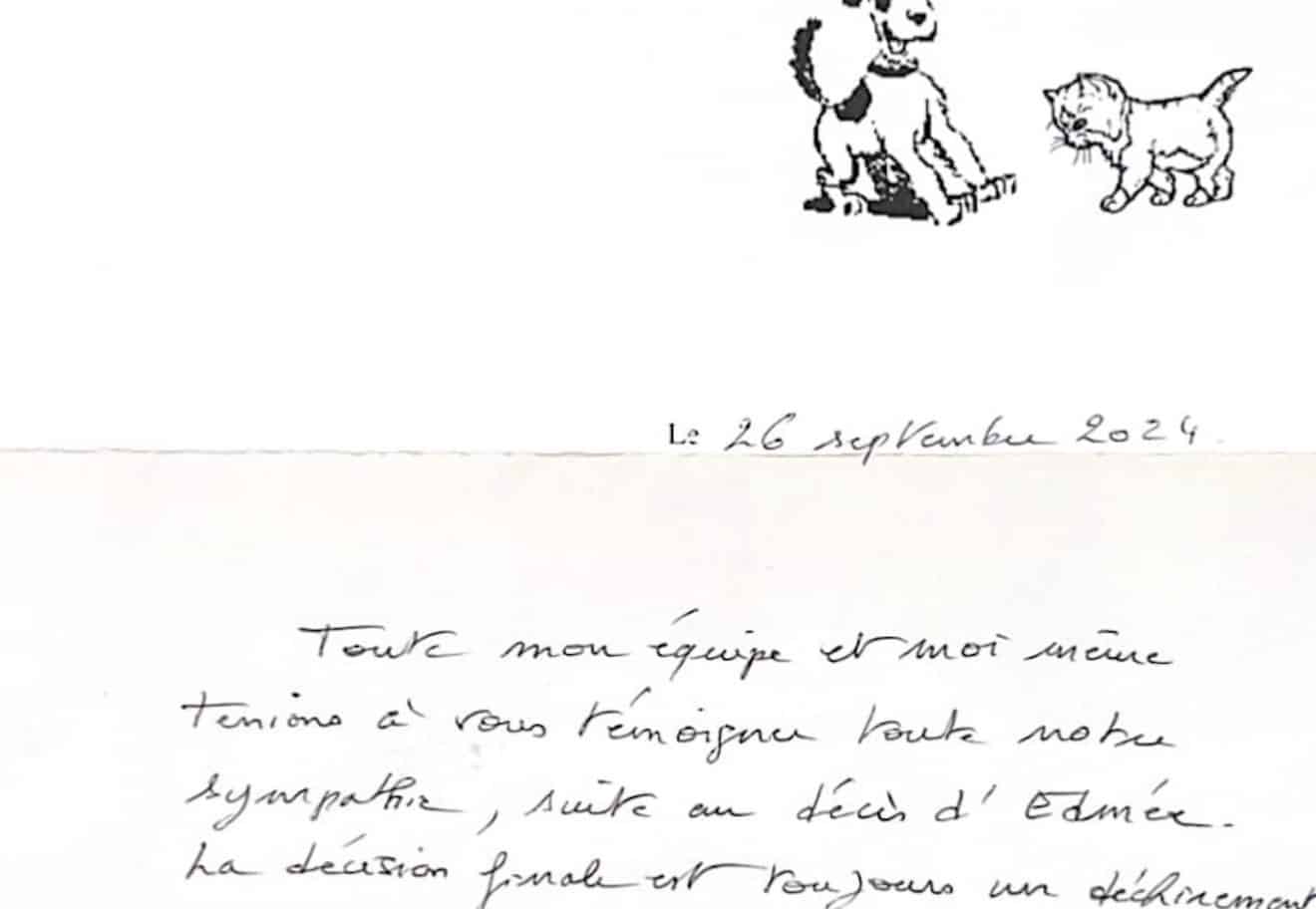 lettre veterinaire