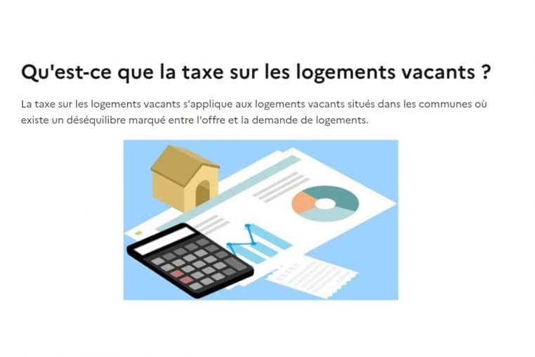 nouvelle taxe sur les logements vacants @ministere economie