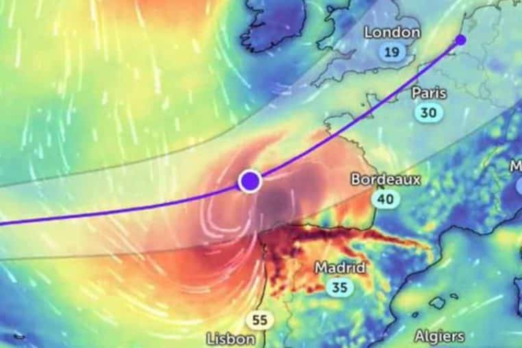 ouragan kirk @la chaine meteo