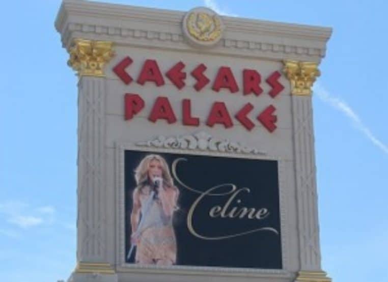 Affiche Céline Dion / Ceasear Palace / Las Vegas