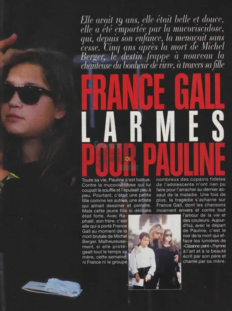 Pauline, la fille de France Gall et Michel Berger