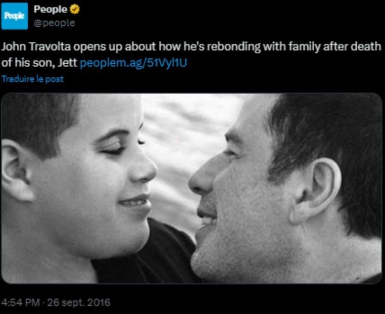 Jett, le fils de John Travolta