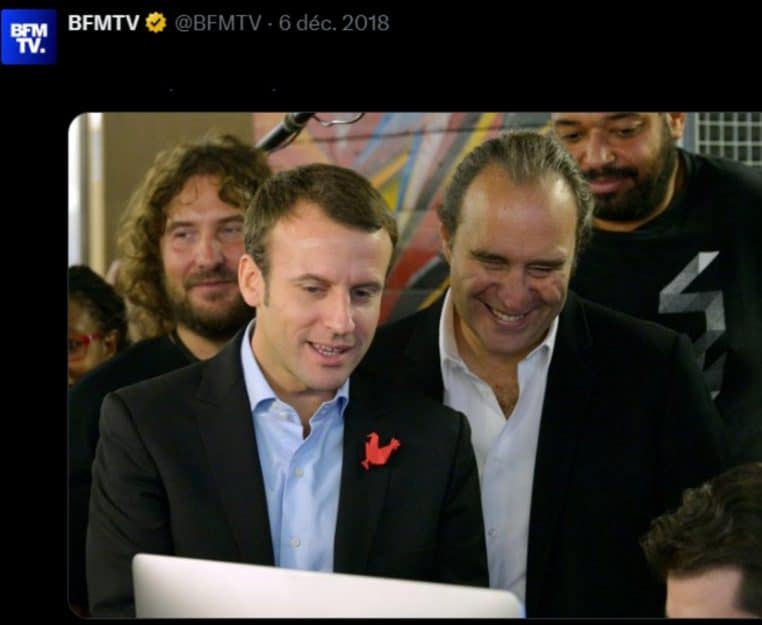 Xavier Niel / Emmanuel Macron