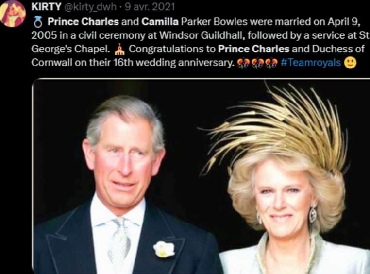 Mariage Charles Camilla