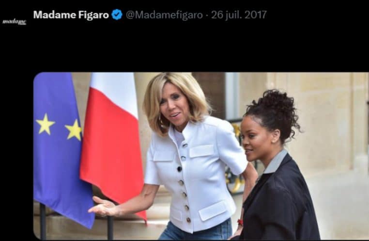 Rihanna / Brigitte Macron