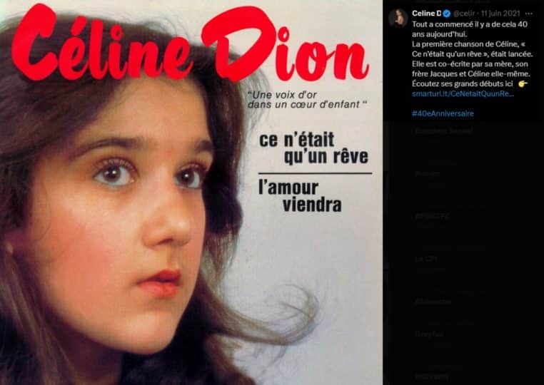 Le premier disque de Céline Dion