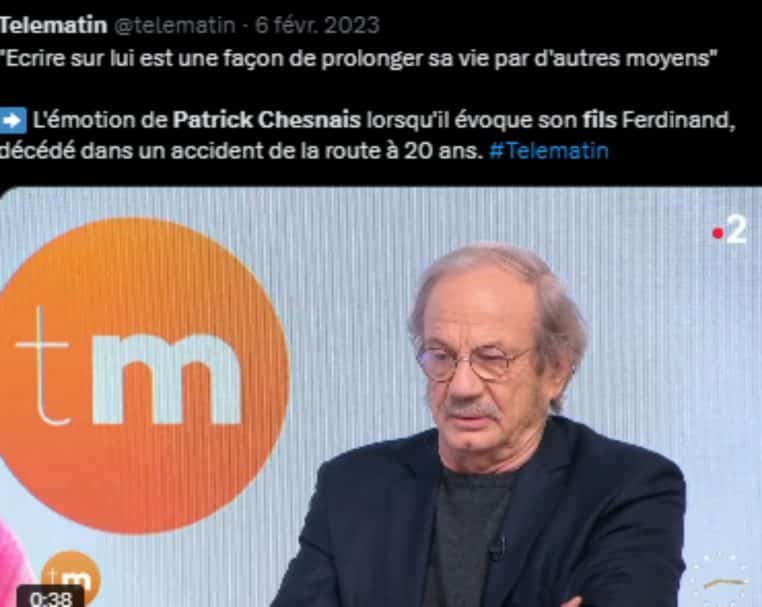 Ferdinand, le fils de Patrick Chesnais