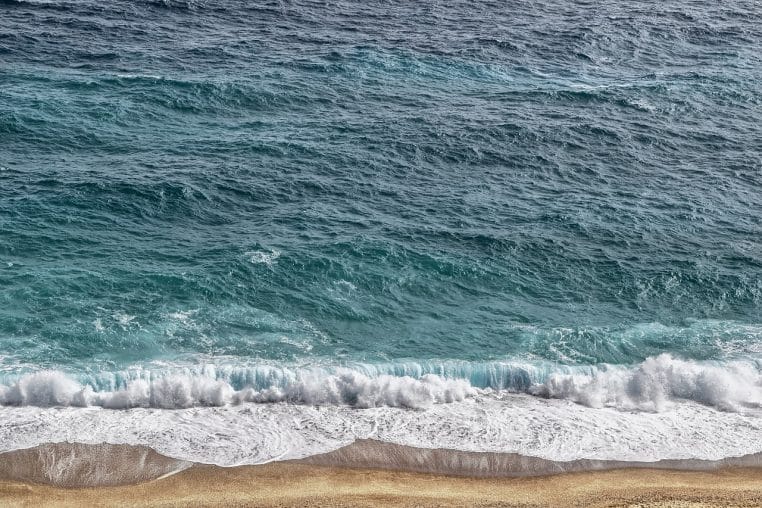 sea, waves, sand