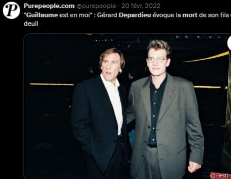 Guillaume, le fils de Gérard Depardieu