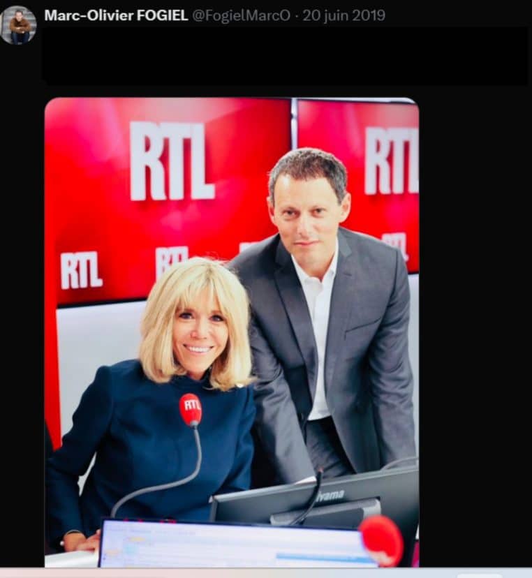 Marc Olivier Fogiel / Brigitte Macron