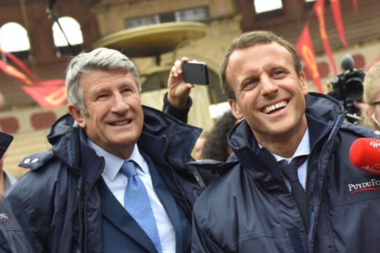 Emmanuel Macron Philippe de Villiers @Loic Venance