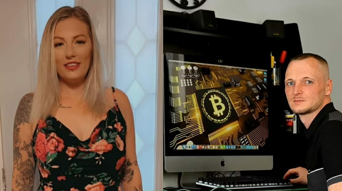 Femme bitcoin decharge