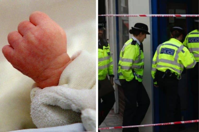 bébé enferme tiroir trois ans police angleterre