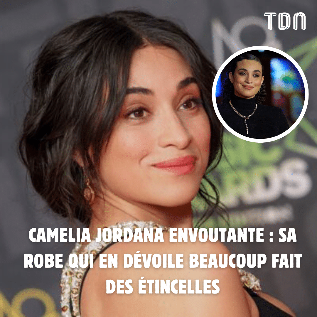 Camélia Jordana sublime en robe échancrée sur les côtés