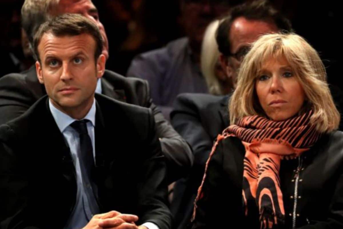 emmanuel et brigitte macron @patrick bernard