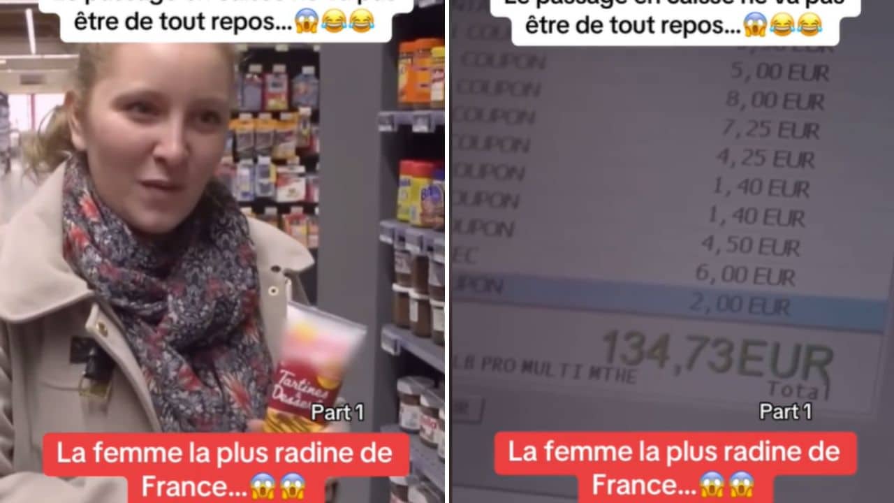 vidéo la femme la plus radine de France