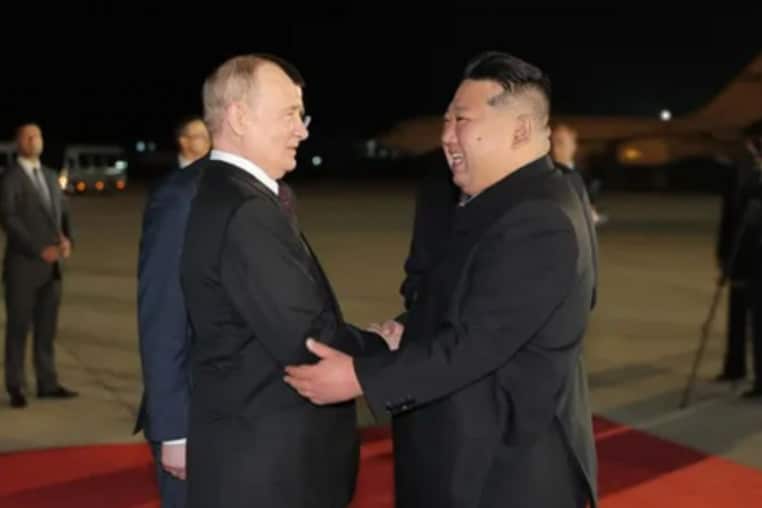 russie coree du nord @KCNA VIA KNS