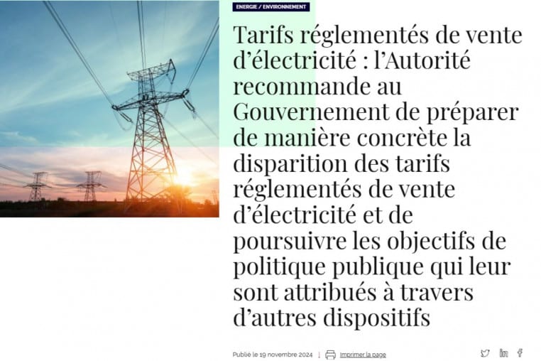 tarifs reglementes rapport 2024 electricite @autoritedelaconcurrence.fr