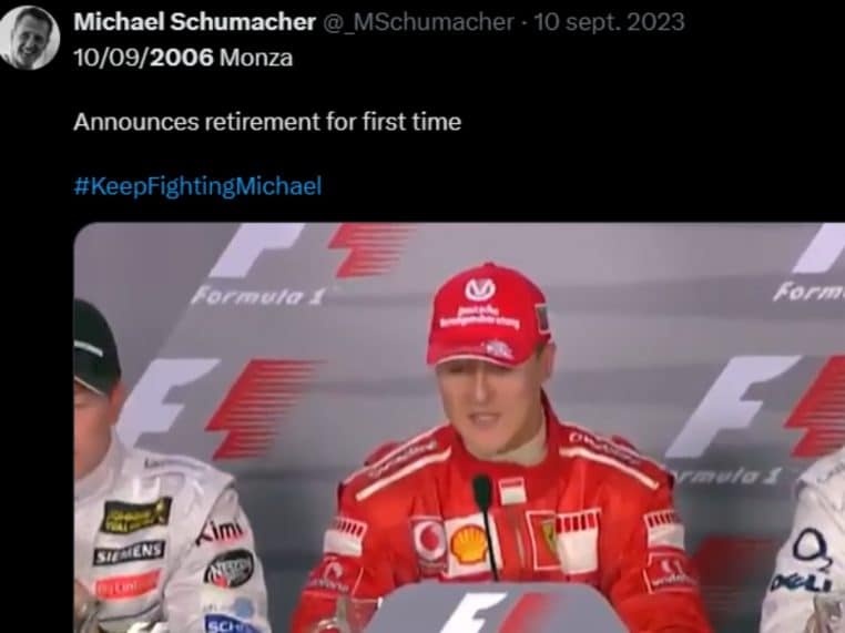 Première retraite Michael Schumacher 2006