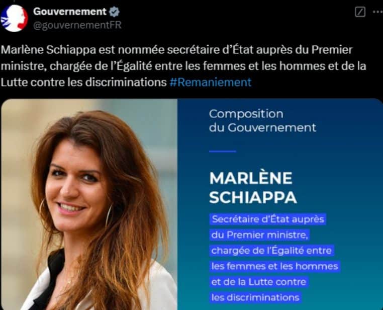 Le salaire de Marlène Schiappa dévoilée, les internautes sous le choc