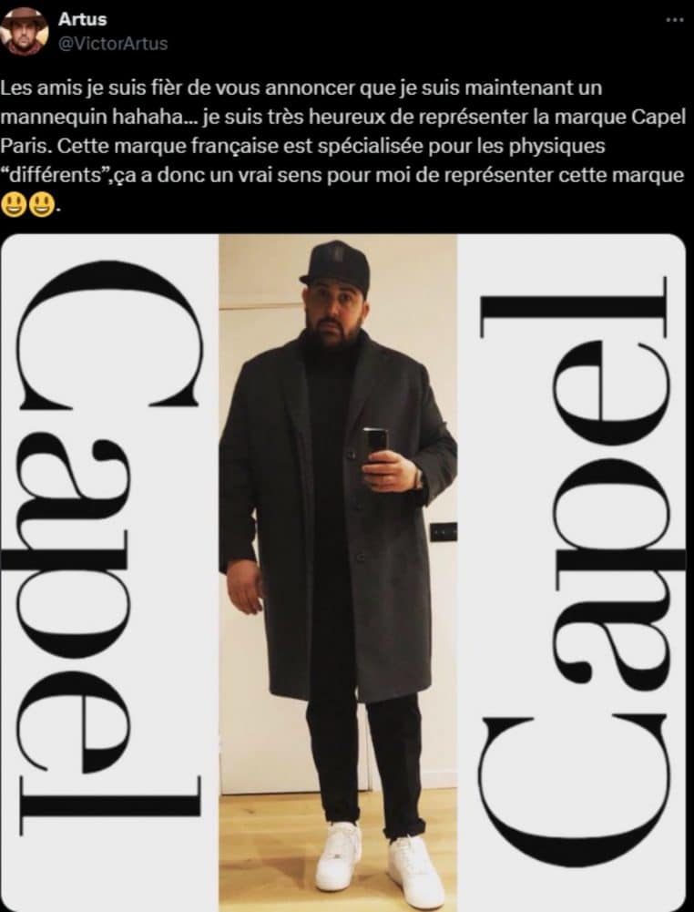 Artus défile pour Capel