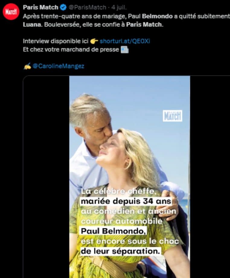 Paul Belmondo en colère comme jamais, il atomise son ex Luana