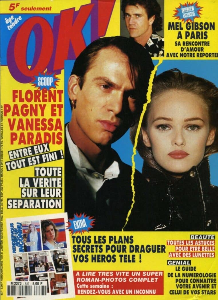 Vanessa Paradis rupture Florent Pagny