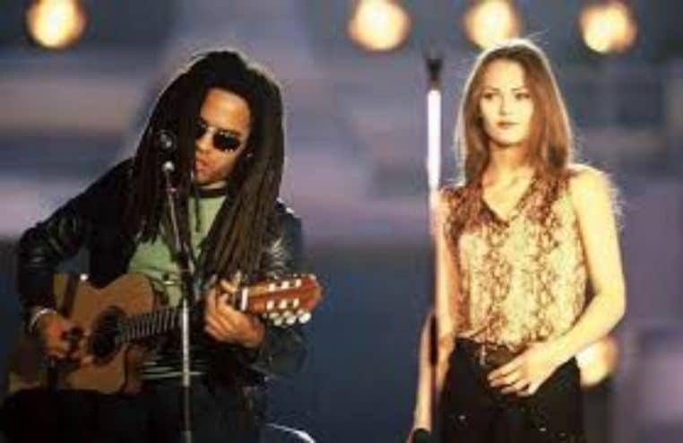 Vanessa Paradis chante avec Lenny Kravitz