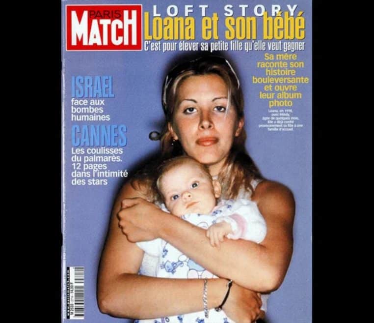 Loana et sa fille Mindy - Mai 2001