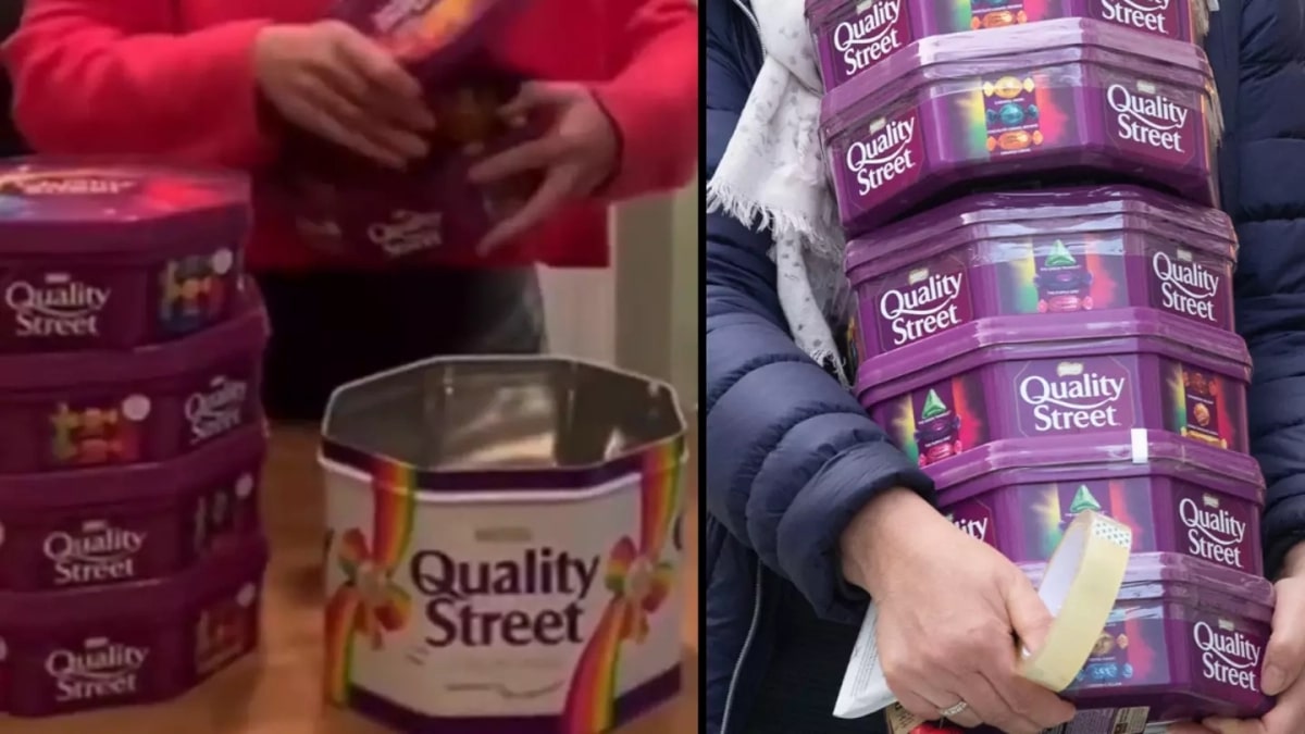 Boites quality street retrecissement