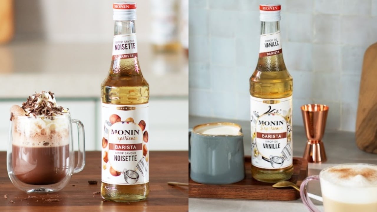 Monin sirops boissons chaudes