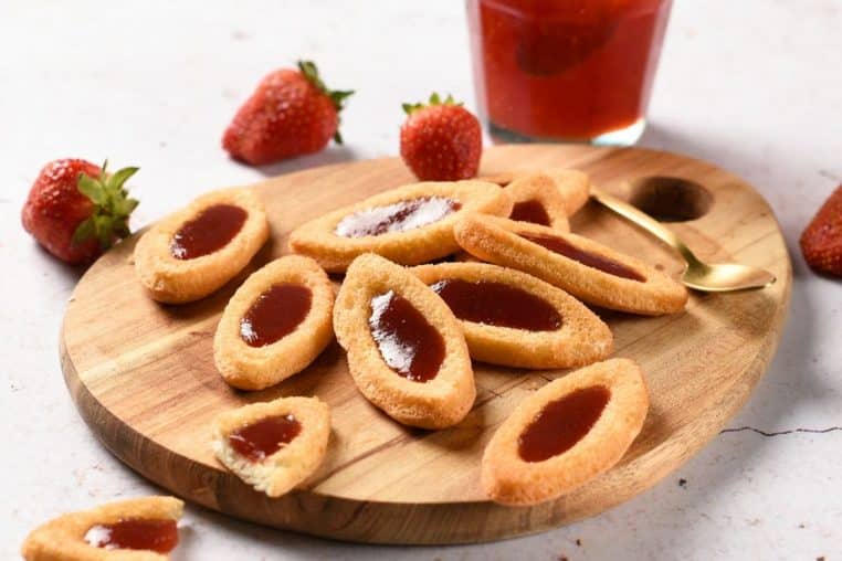 barquettes fraise biscuits