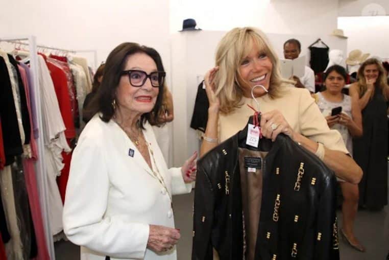 nana mouskouri proche brigitte macron