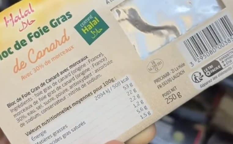 foie gras Halal Lidl actu