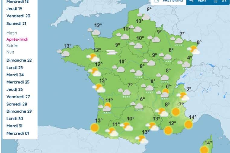 meteo 20 decembre 2024 @meteo france