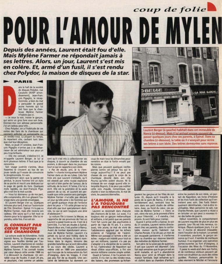 Mylène Farmer comme vous ne l'avez jamais lue