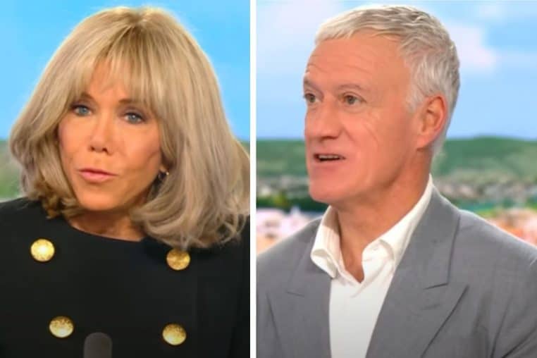 Brigitte Macron et Didier Deschamps @capture TF1