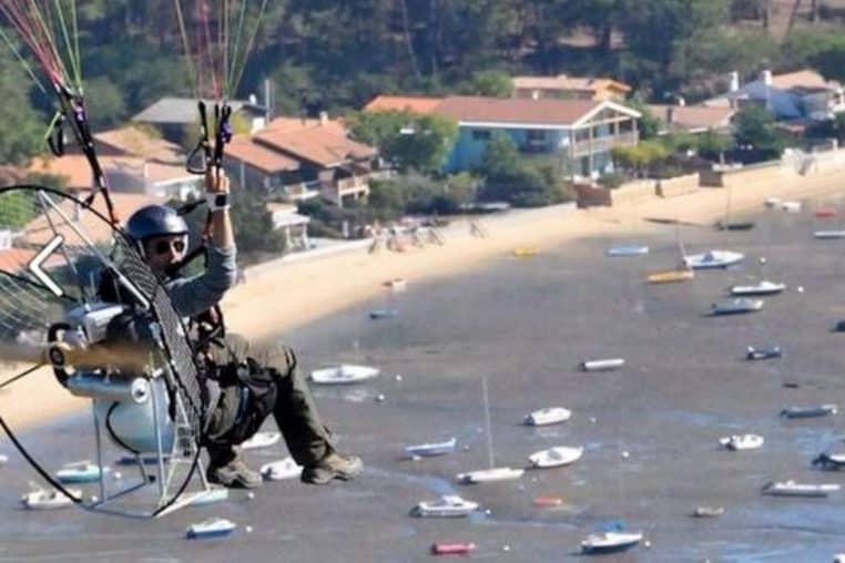 Guillaume Canet Paramoteur