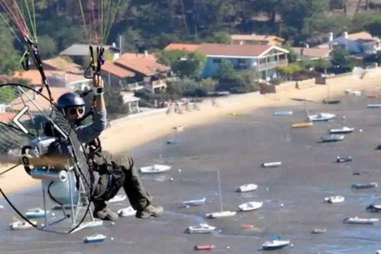 Guillaume Canet Paramoteur