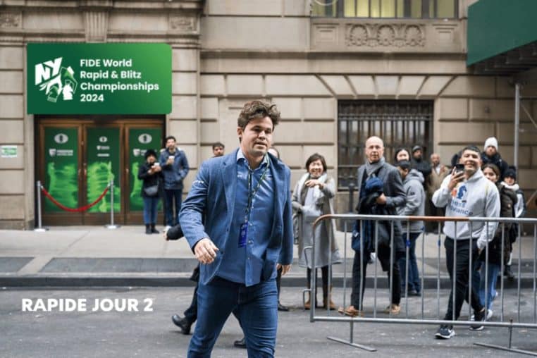 Magnus Carlsen championnats monde echecs new york 2024 @Lennart Ootes