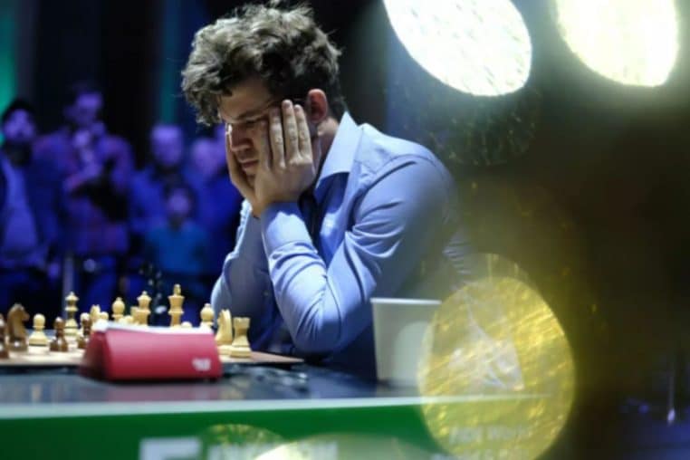 Magnus Carlsen championnats monde echecs new york 2024 @Misha Friedman