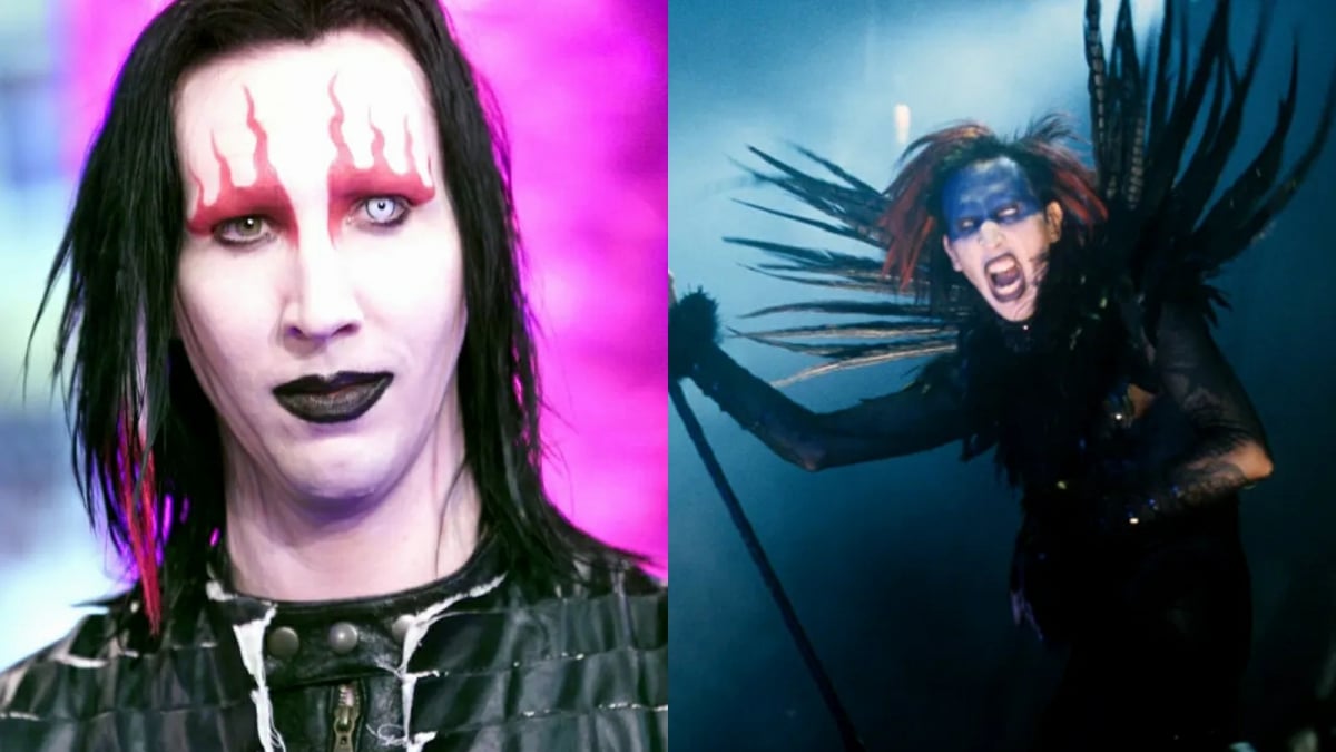 Marilyn Manson parcours maquillage