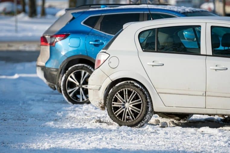 Voiture Stop degivrage